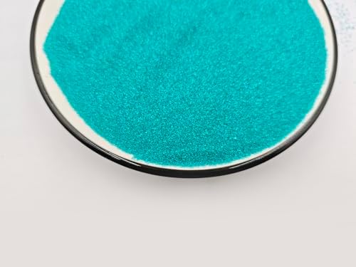 Edible 5 Ounce Fine Decorative Teal Sanding Sugar Sprinkles for Baking, Sparkling Crystals for Cakes, Cookies, Cupcakes, Ice Cream Topping and Rimming Sugar