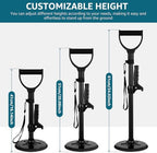 Mobility Aids Tool, Adjustable Standing Aid, Non-Slip Standing Assist Devices for Elderly, Help Seniors Get Up from Floor or Ground, Easy to Install/Use Stand Assist Device for Rising (black)
