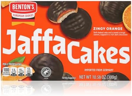 Benton’s Jaffa Cakes (1 Box, Zingy Orange)