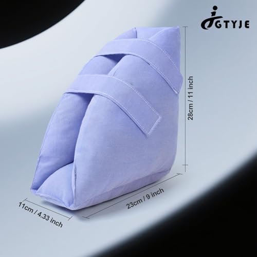 Heel Protector for Pressure Sores, Adjustable Heel Pad Bed Sore Relief Boot, Pressure Ulcer Cushion with Ankle & Feet Support, Ideal for Elderly Bedridden & Surgery Recovery