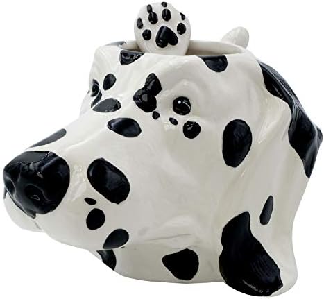 3D Hand Painted Dog Coffee Tea Ceramic Mug Cute Pet Perfect Dog Lover (Dalmatian)