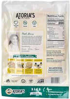 Atoria's Family Bakery Traditional Naan Flatbread 8 Pack | 16 Individual Naans | Fresh Baked, All Natural, GMO Free and No Artificial Preservatives or Flavors 8-Packs of 2 Sheets (16 Sheets)