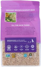 LOTUS FOODS Organic Brown Basmati Rice, 30 OZ