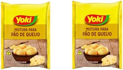 Cheese Bread Mix - Mistura para Pão de Queijo - Yoki - 8.80 oz (250g) - GLUTEN-FREE - (PACK OF 02)