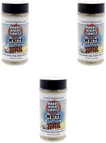 Boars Night Out White Lightning with Double Garlic Butter Pack of 3