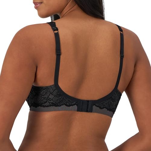 Bali Women's Underwire Lace Bra, Lace Desire Sexy Plunging Bras for Women, Support, Most Comfortable, Full Coverage