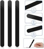30 Pieces Black Popsicle Sticks 4.5 Inch Acrylic Cakesicle Sticks Reusable Ice Pop Sticks Plastic Popsicle Sticks for DIY Cake Pop, Candy Desserts, Crafts Art(Black)