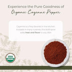 Starwest Botanicals Organic Cayenne Pepper Powder 35k HU - Adds Heat, Red Pepper Spice for Seasoning & Marinades, Derived from Capsaicin, Certified Kosher, Non-GMO - Bulk 1 lb Bag