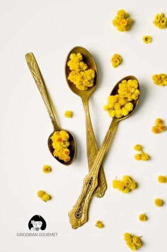 Immortelle (Helichrysum Pallasii) 1 OZ (30g) Dried Flowers Loose Herbal Tea | Wild-Harvested from the Mountains of Armenia | Naturally Sourced with Rich Aroma and Distinct Flavor | Handpicked & Premium Quality