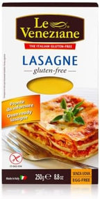 Lasagna Pasta Gluten Free 250g | Authentic Italian Pasta Sheets for Baking | Premium Quality Corn & Rice Blend | Non-GMO | Made in Italy [Pack of 4]