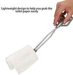 Toilet Aid Toilet Paper Tongs, Toilet Paper Tongs Toilet Aid Bathroom Self-Wiping Aid Self-Wipe Assistance Tool for Pregnant Women Elder (12inch)