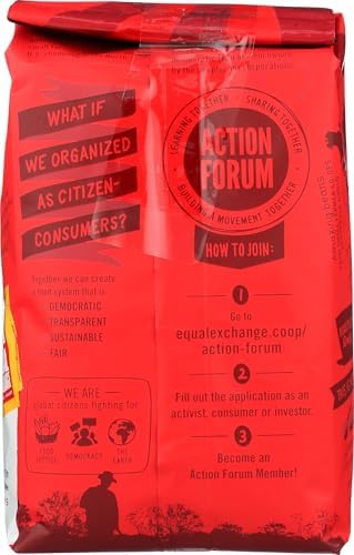 Equal Exchange Organic Whole Bean Coffee, Bag, Breakfast Blend, 12 Ounce