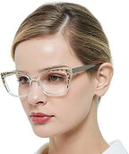 OCCI CHIARI 1.75 Reading Glasses Women Fashion Readers 1.0 1.25 1.5 1.75 2.0 2.25 2.5 2.75 3.0 3.5 4.0 5.0 6.0(Transparent, 1.75)