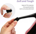 Heel Cover Caps, 4Sizes Heel Protectors, Non-Slip Noise Reducing Heel Replacement Tips,Heel Covers for Stiletto Tips
