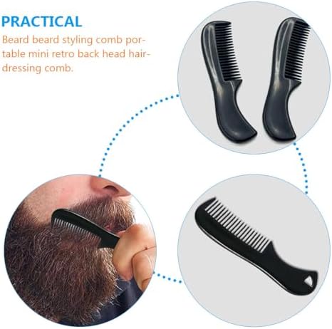 10pcs Mini Beard Comb Hair Comb for Men Beard s for Men Mini Mens Mustache Hairdressing Mens s for Hair Pocket Sized Plastic