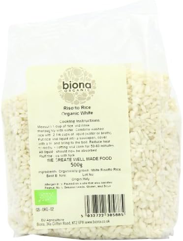 Biona Risotto Rice White Organic 500 g (Pack of 3)