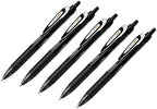 Zebra Sarasa Dry Gel Ink Pen Black (JJ31-BK), 0.5mm Fine, 5 pens per Pack (Japan Import)