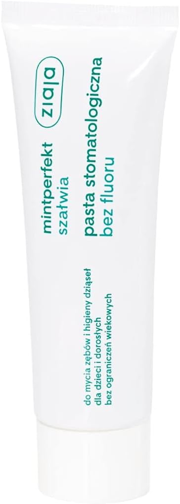 ZIAJA Mintperfect Sage Toothpaste Without Fluorine - Oral Care 75 ml