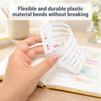 3Pcs Planner Stencils Templates – Reusable Planner Stencil for Dot Grid Journals, Bullet Journal Stencils, Calendar & Journal Planning Accessories for Women