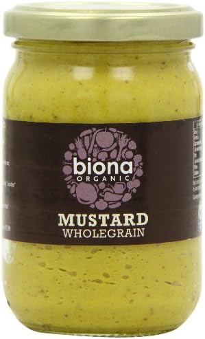 Biona Organic - Mustard - Wholegrain - 200g (Case of 6)