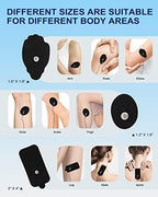 10 Pack Large TENS Unit Electrodes Pads, Upgraded Self-Adhesive Latex-Free Non-Irritating Electrode Patches with Standard 3.5mm Snap-on Connector, Compatible with Belifu, Brilnurse TENS