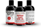 Vadik Herbs Brahmi Amla Hair Oil (8 oz) Ayurvedic herbal hair growth oil and hair conditioning oil with Rosemary Oil | Great for hair loss, balding, thinning, for beard growth,scalp treatment