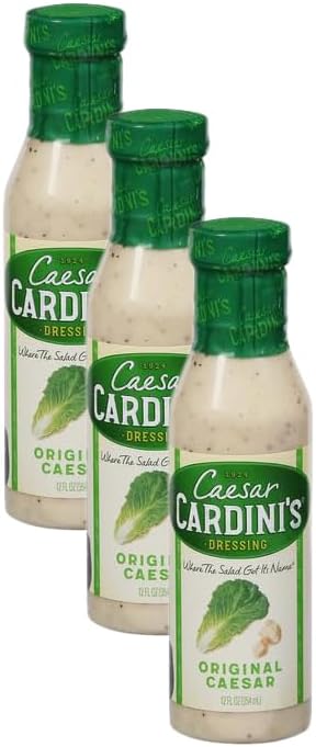 Cardini's Caesar Dressing, 12 oz (Pack of 3)