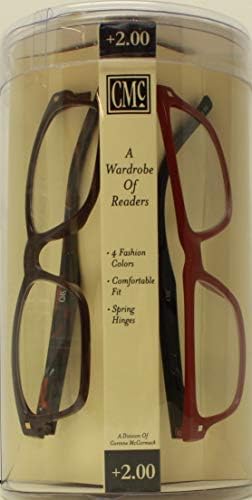 Corinne McCormack Reading Glasses Neutral Geek (4) Pack (2.00)