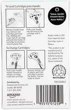 Amazon Basics 5-Blade Razor Refills for Women with Comfort-Coated Blades, Moisture Lubrication, Hypoallergenic, 6 Count (Fits Amazon Basics Razor Handles Only) (Previously Solimo)