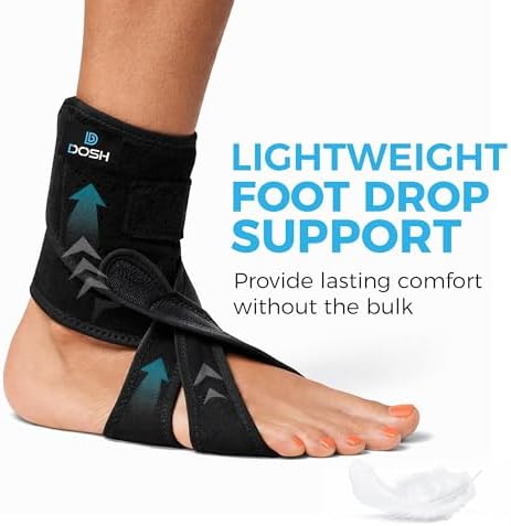 Dosh AFO Foot Drop Brace - Drop Foot Brace for Walking - AFO - Unisex (Right - One Size)