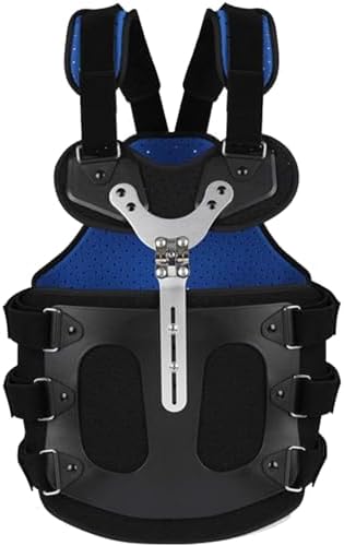 Thoracic Full Back Brace, Treat Kyphosis, Osteoporosis, Spine Compression Fractures, Orthosis Support Scoliosis Brace,S, Small
