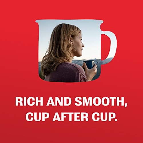Hills Bros. Dark Satin Whole Bean Coffee – Rich and Bold Premium Arabica Coffee Beans – Orthodox Union Kosher – Dark Roast, Fresh Grind for Best Aroma & Taste – Dark Satin, 1 Pack of 32oz