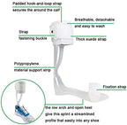 Orthomen AFO Leaf Spring Splint, Drop Foot Brace Medical Ankle Foot Orthosis Postural Correction Recovery Equipment Injection (M/Right)