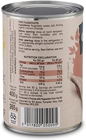 D'aucy Flageolets 400 g (Pack of 12)