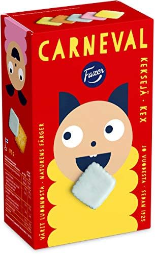 Fazer Carneval Biscuits 1 Box of 175g