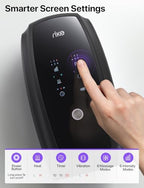 RIKE Hand Massager, 6 Modes 6 Intensities Hand Massager with Heat and Compression Arthritis and Carpal Tunnel, Mothers Day Gifts for Women Men (Black)