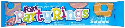 Fox's Party Rings 12X125G