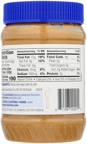 Peanut Butter & Co., Smooth Operator, Creamy Peanut Butter, 16 oz (454 g) (Pack of 3)