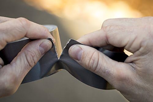 T-REX Ferociously Strong Tape, Duct Tape with UV Resistant & Waterproof Backing for Wood Brick Concrete and More, 12 yd. x 1.88", Gunmetal Gray, 1-Roll (241309)