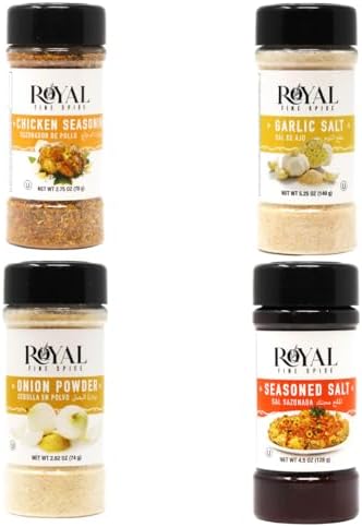 June Street Market 10 Piece Essentials Kitchen Starter Gift Set: Spices with Trilingual Labels (English, Spanish, Arabic) Includes Recipe Cards, Perfect for Cooking, Baking, or Gifting