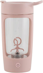 Protein Powder Mixer Shaker Cup Electric Portable Bottle for Coffee Free with USB Rechargeable 1200Mah,Pink