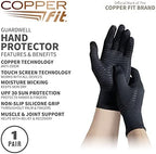 Copper Fit Guardwell Gloves Full Finger Hand Protection
