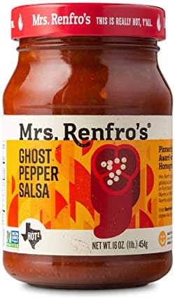 Mrs. Renfro’s Salsa Hot Variety Pack – Habanero, Ghost Pepper (16-oz. jars, 2-pack)