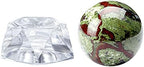 Jovivi 40mm Natural Dragon Blood Jasper Healing Crystal Gemstone Ball Divination Sphere Sculpture Figurine with Acrylic Stand