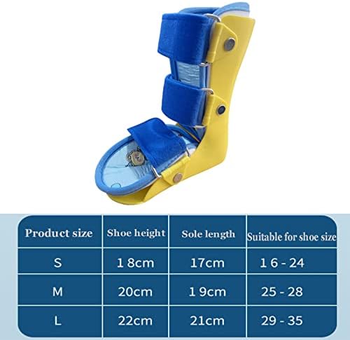 Kids AFO Drop Foot Splint Ankle Foot Brace Night Splint Support for Children Toddler Ankle Foot Orthosis,Right Foot,L
