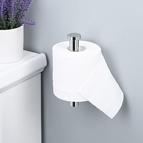 KES Toilet Paper Holder SUS 304 Stainless Steel Storage Rustproof Bathroom Paper Towel Dispenser Tissue Roll Hanger Contemporary Style Wall Mount, Polished Finish, A2175S12