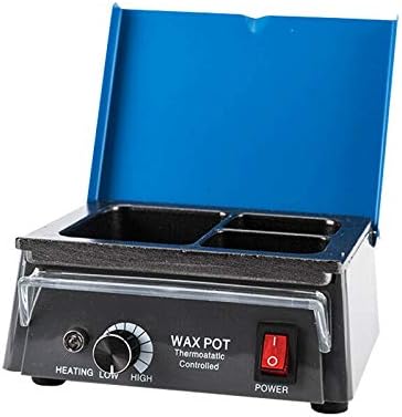 Dental Analog Wax Heater Warmer Pot JT-15 Lab Equipment Black Blue