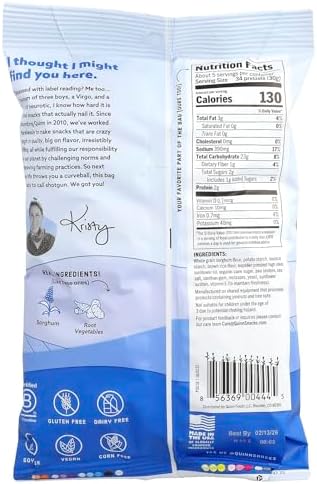 Quinn, Pretzel Sticks Sea Salt, 5.6 Ounce