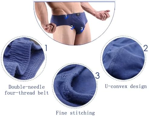 Men's Boxer Briefs 3 Pack Soft Cotton Underwear M-5XL Plus Size Oversized Inner Pants Big & Tall Shorts