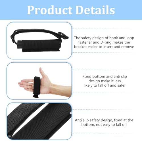 Universal Cuff Adjustable Utensil Holder Strap, Useful Adaptive Utensils Aids for Parkinsons Patients and The Disabled with Weak Grip to Hold Cutlery, Pens